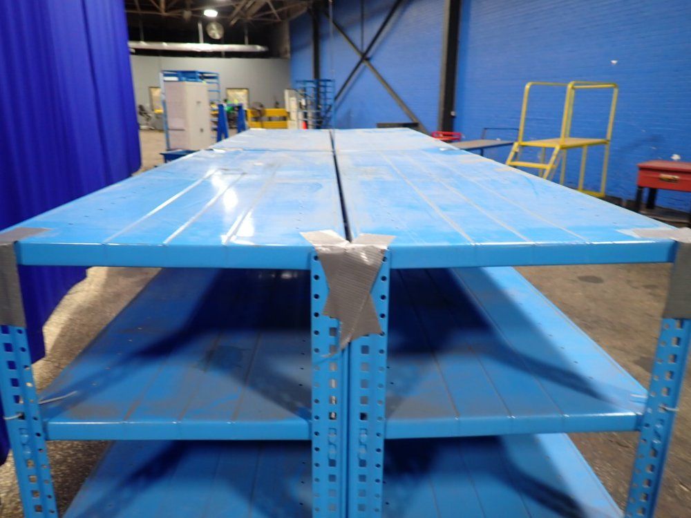 23 @ 17.17" X 47.75" Metal Shelving