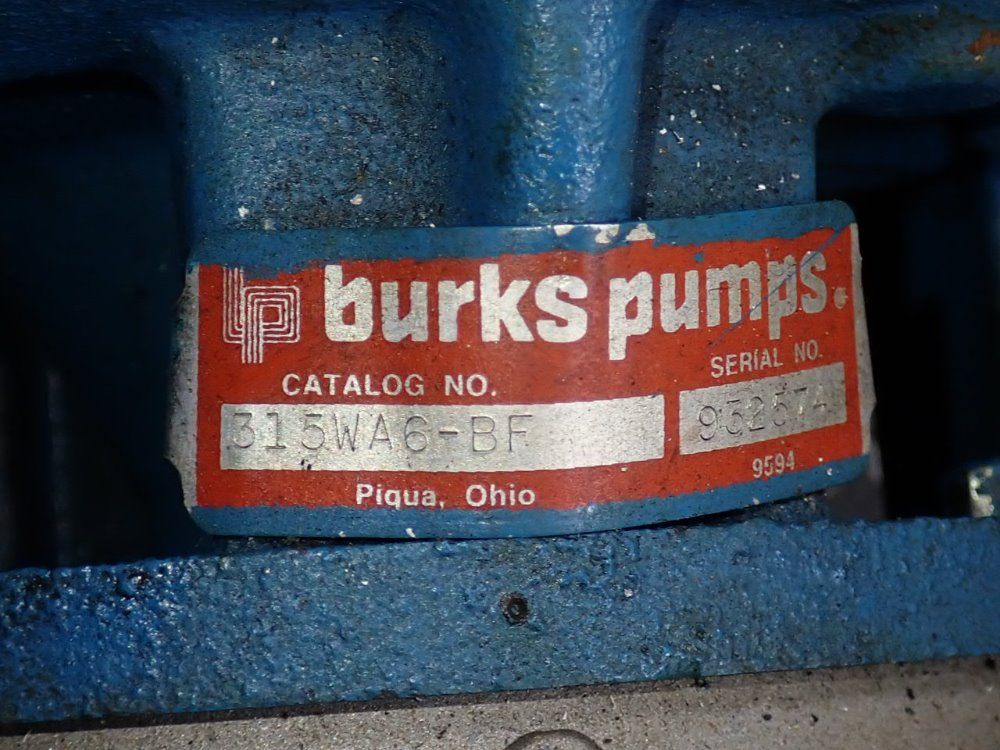Burks Pumps 1.5 Hp Pump - 315wa6-bf