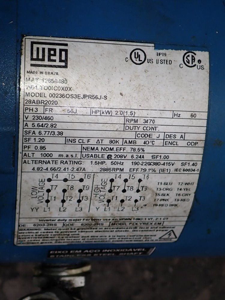 Crane Pumps & Systems 2 Hp Pump - 320wa6-bf
