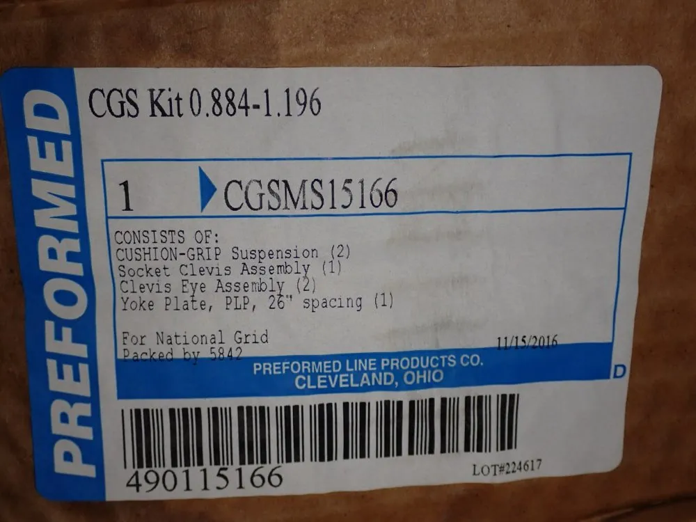 Preformed Line Products Cushion-grip Suspension - Cgsms15166