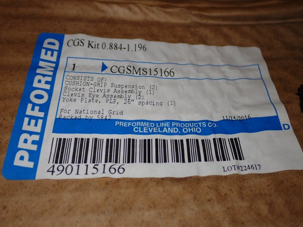 Preformed Line Products Cushion-grip Suspension - Cgsms15166