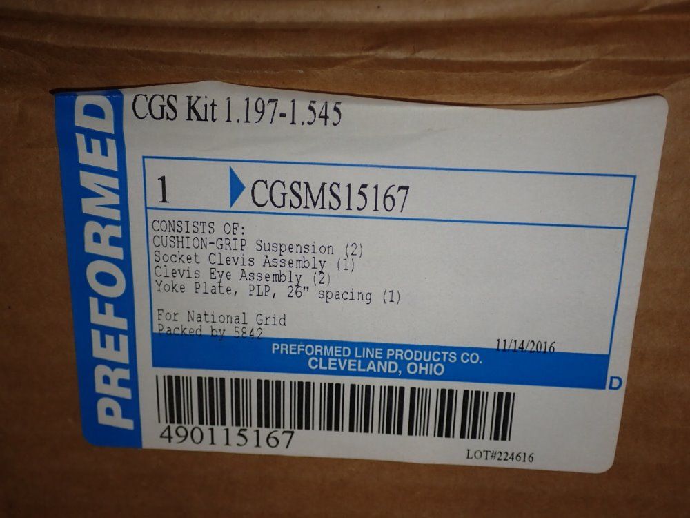 Preformed Line Products Cushion-grip Suspension - Cgsms15166