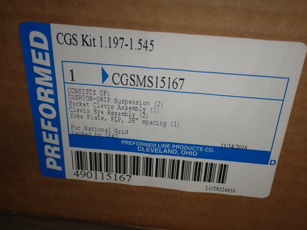 Preformed Line Products Cushion-grip Suspension - Cgsms15166