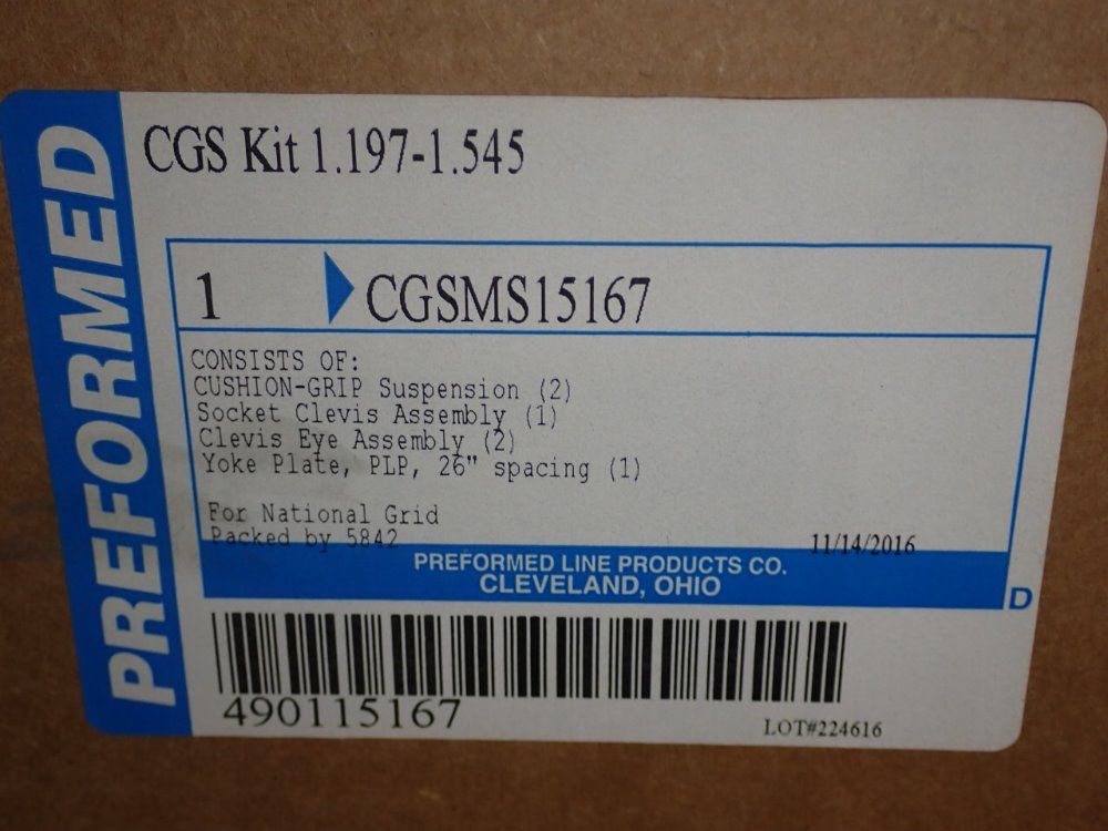 Preformed Line Products Cushion-grip Suspension - Cgsms15166