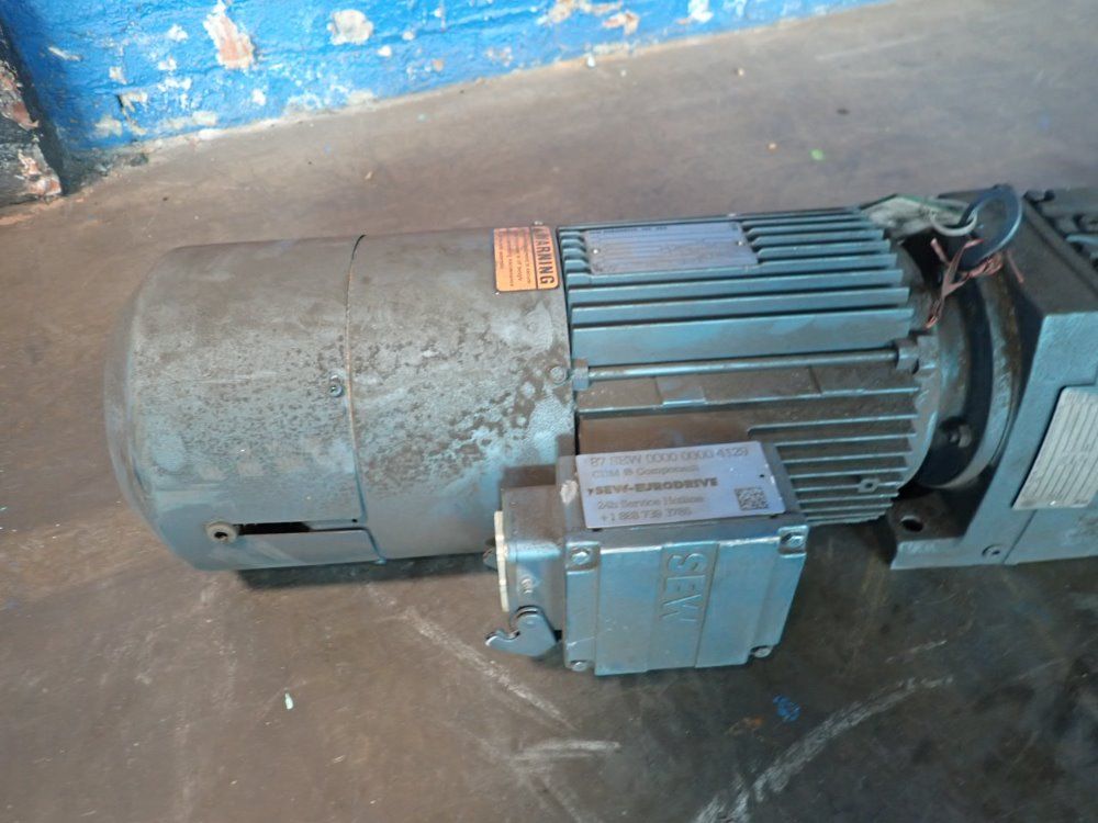 Sew Eurodrive 3 Hp Gear Drive - Dfv100m4bm62hrthes1r