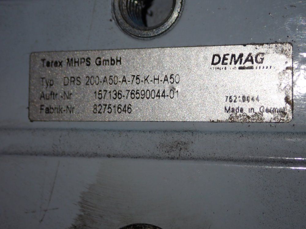 Demag Wheel Lock - Drs 200-a50-a-75-k-h-a50