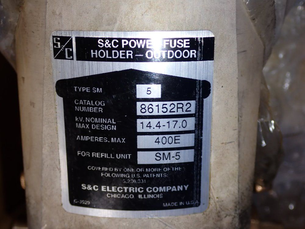 S&c 400e Amps Power Fuses