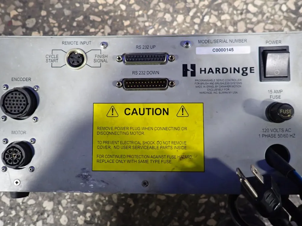 Hardinge Servo Control