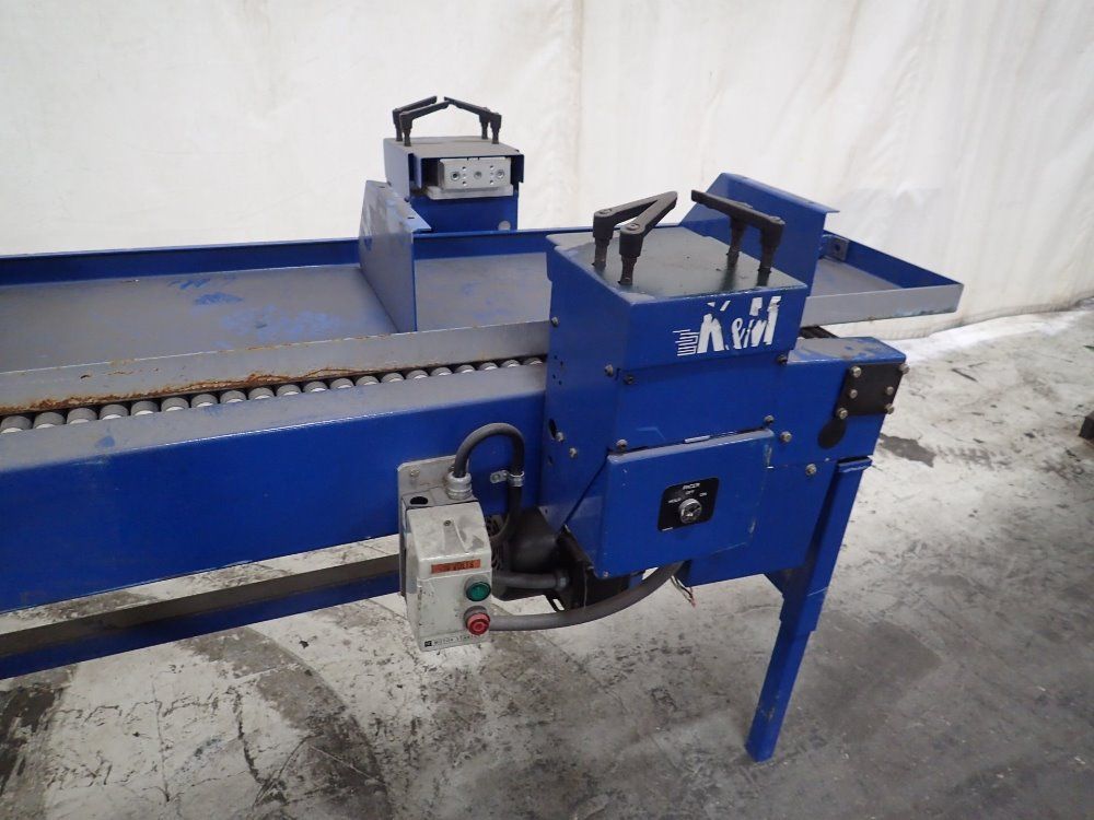 K & M 17'' X 144'' Power Roller Conveyor