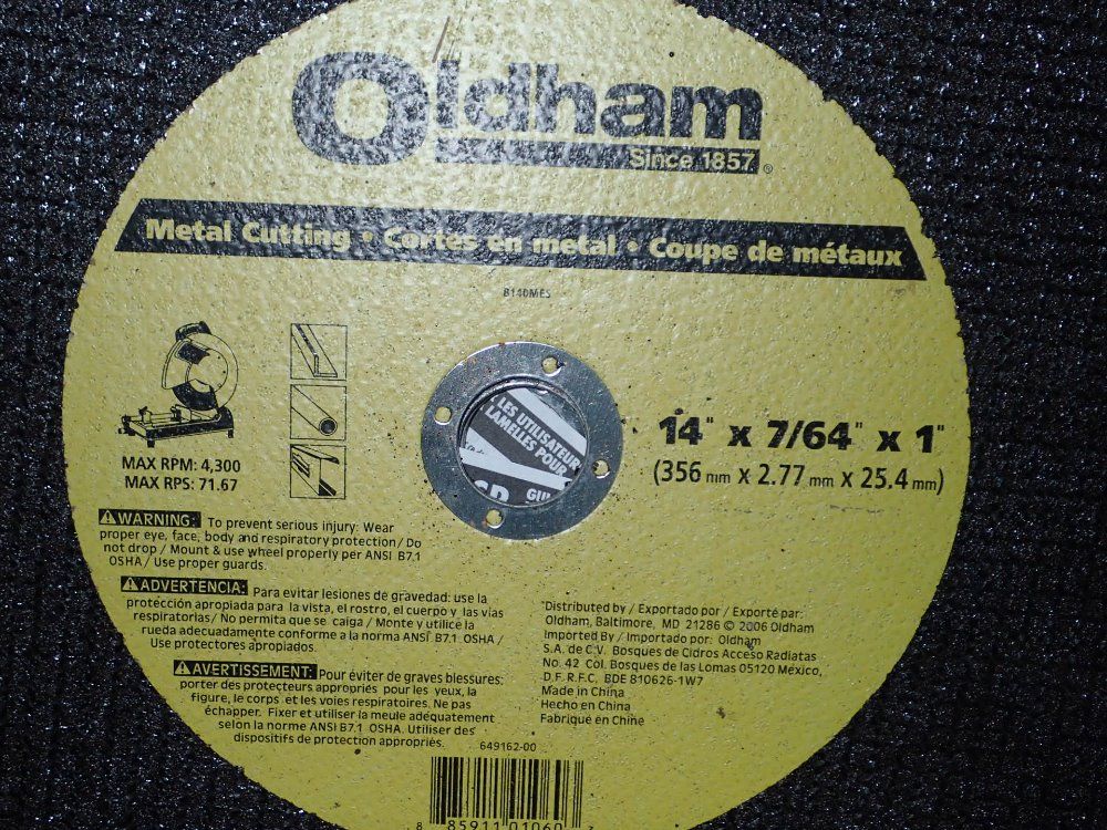 Oldham Cutoff Wheels