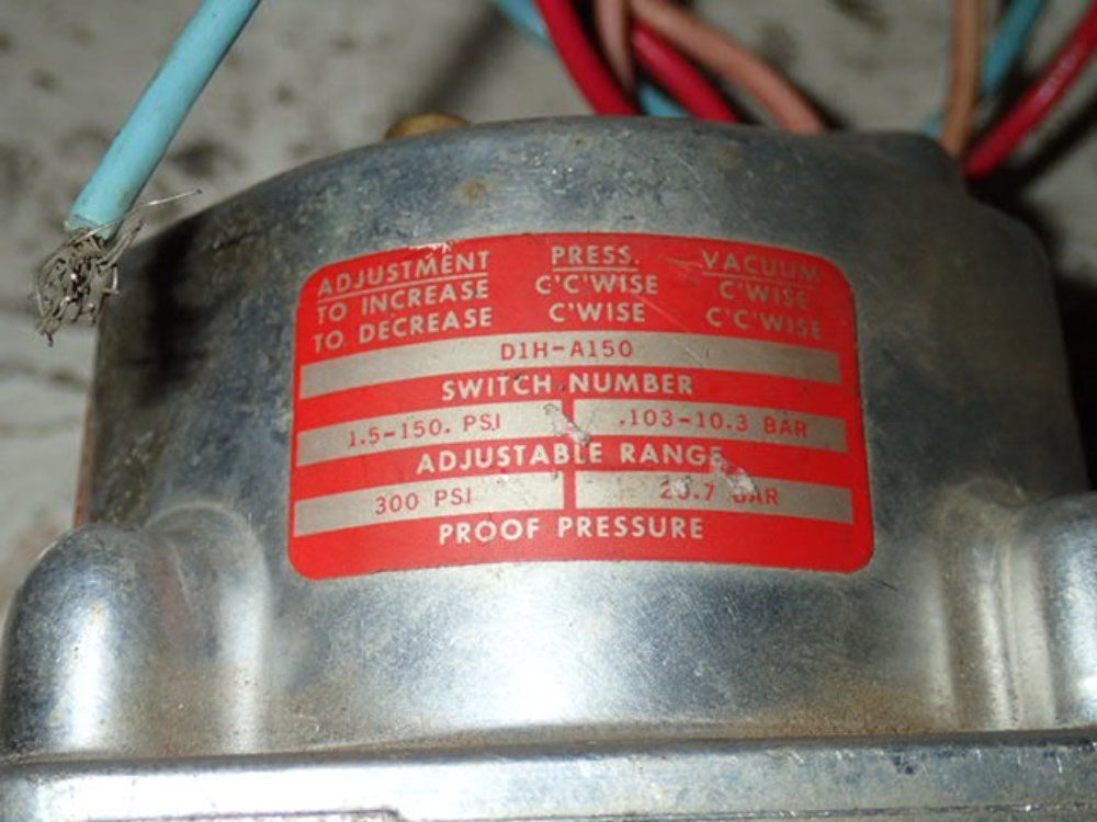 Barksdale Pressure Switch