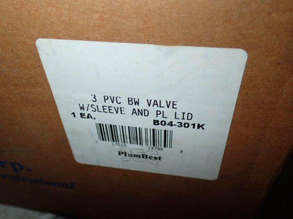 Jones Stephens Corp. Pvc Valve With Sleeve