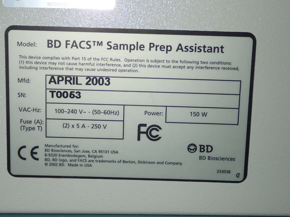 Bd Facs Sample Prep Assistant