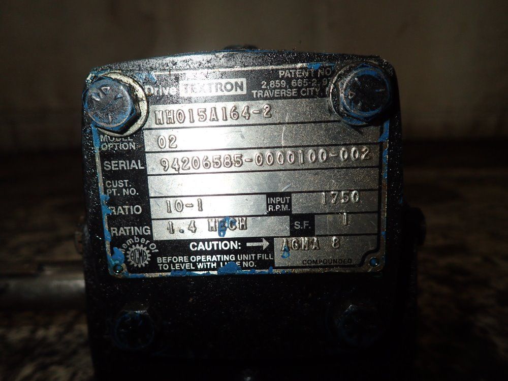 Textron Gear Reducer