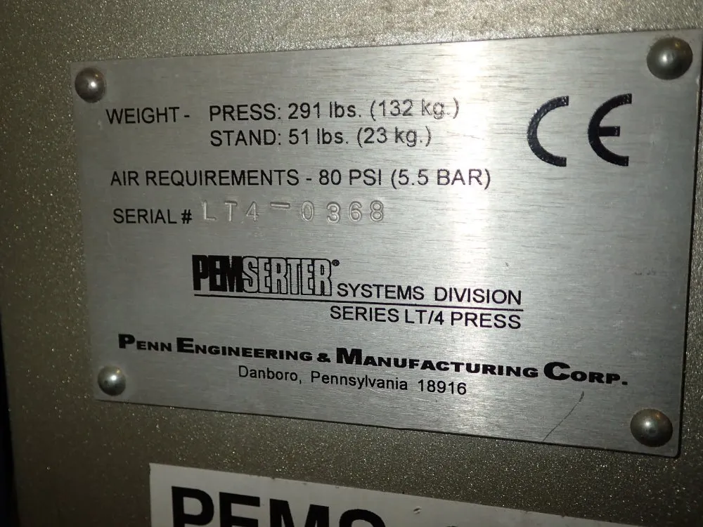 Pemserter Insertion Press