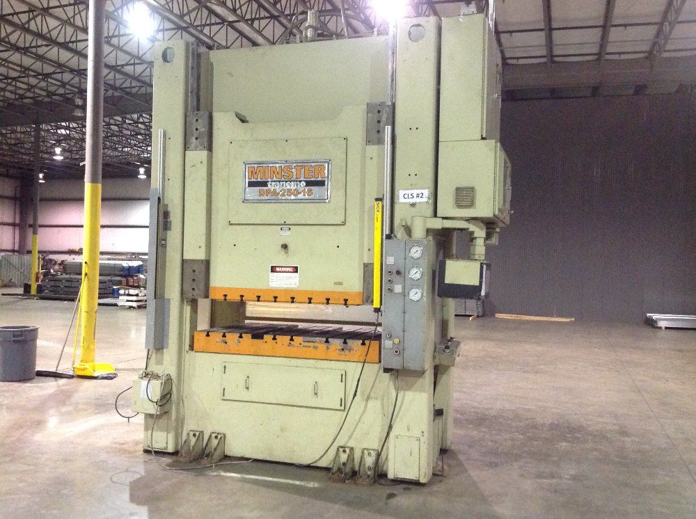 Minster Tranemo Straight Side Press - Dpa-250-16