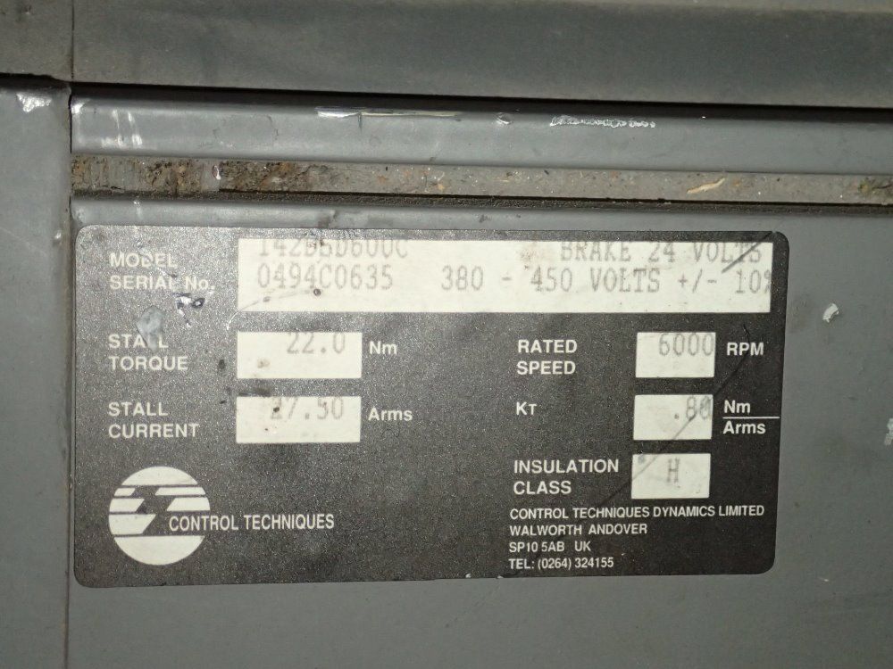 Control Techniques / Dynamics Servo Motor