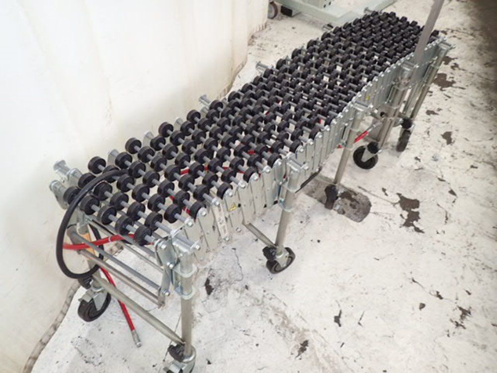 Nestaflex Portable Acordion Roller Skate Conveyor