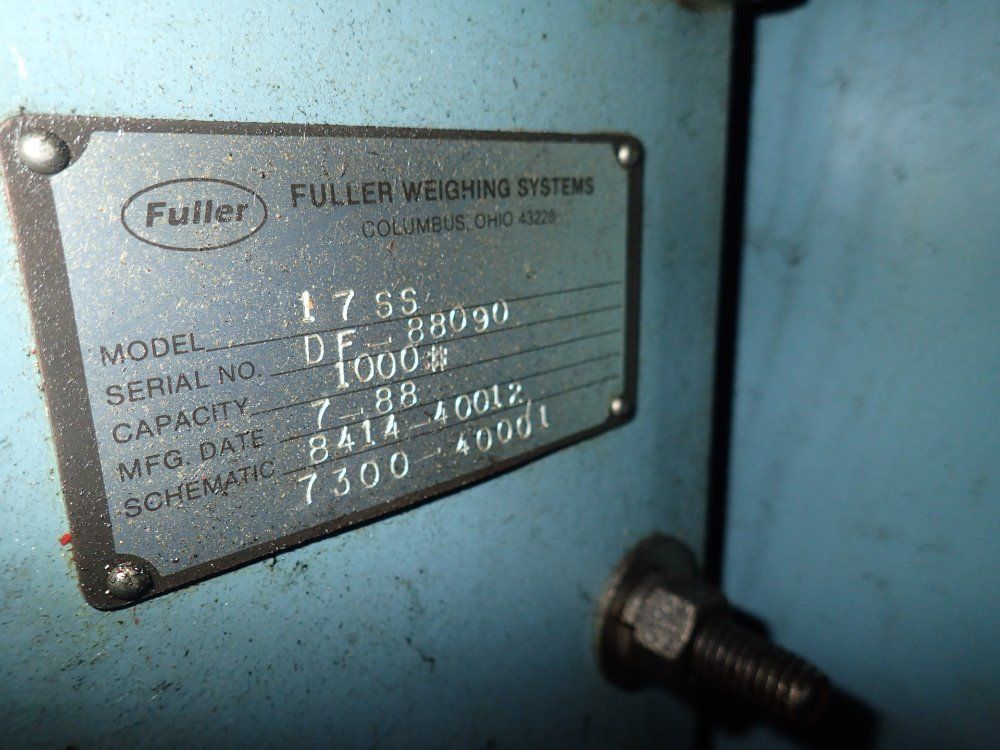 Fuller Weight System Weighing Systme