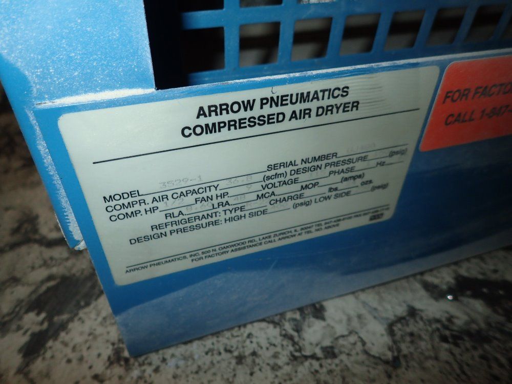 Arrow Pneumatic Air Dryer