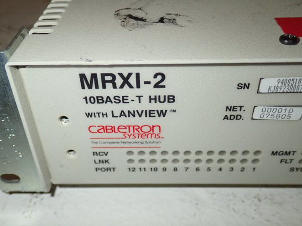 Cabletron Systems 10 Base T Hub