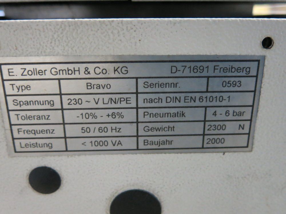 Zoller Tool Presetter