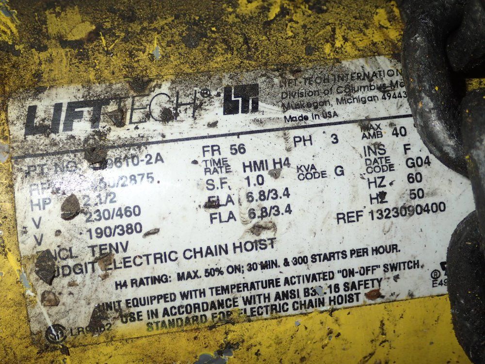 Lift Tech Electric Chain Hoist