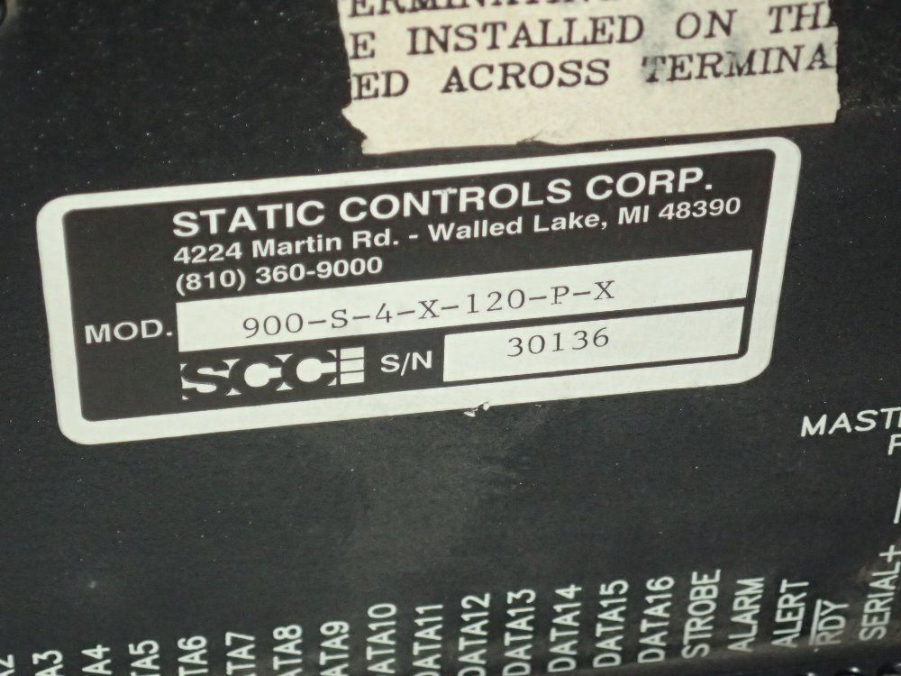 Static Controls Corperation Digital Display