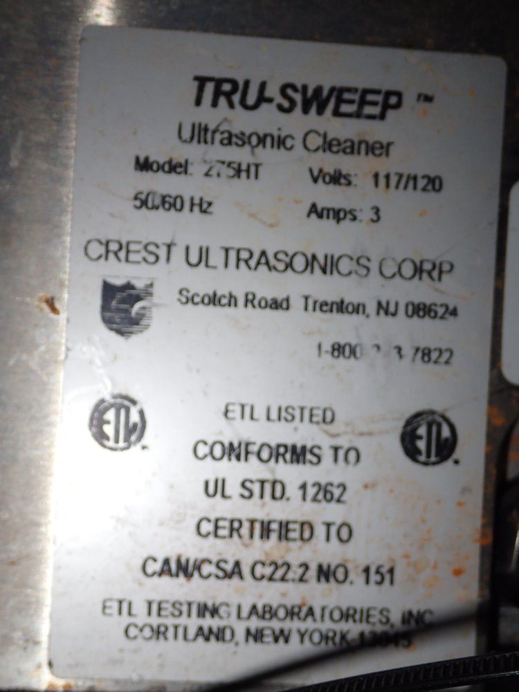 Tru-sweep Ultrasonic Cleaner