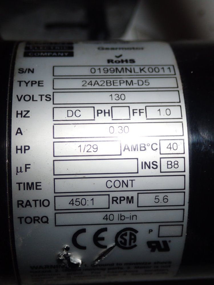 Bodine Electric Company Gearmotor