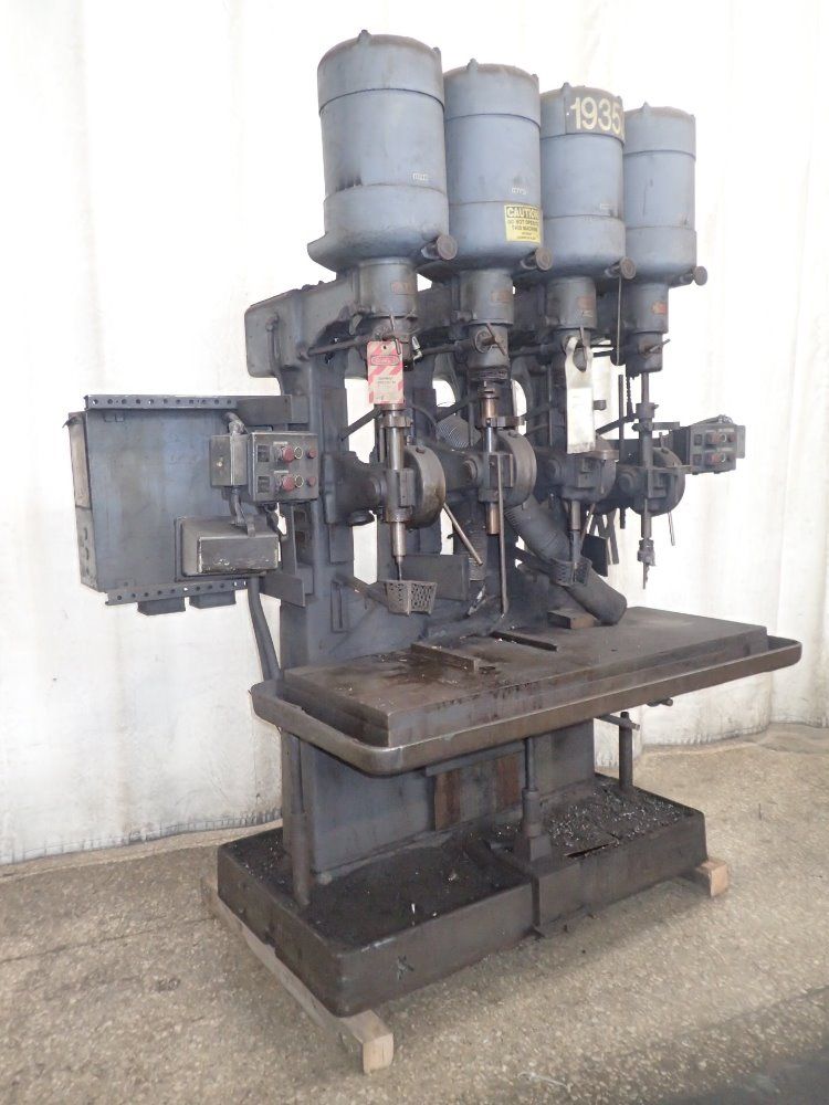 Chas G. Allem Co. 4 Head Drill Press
