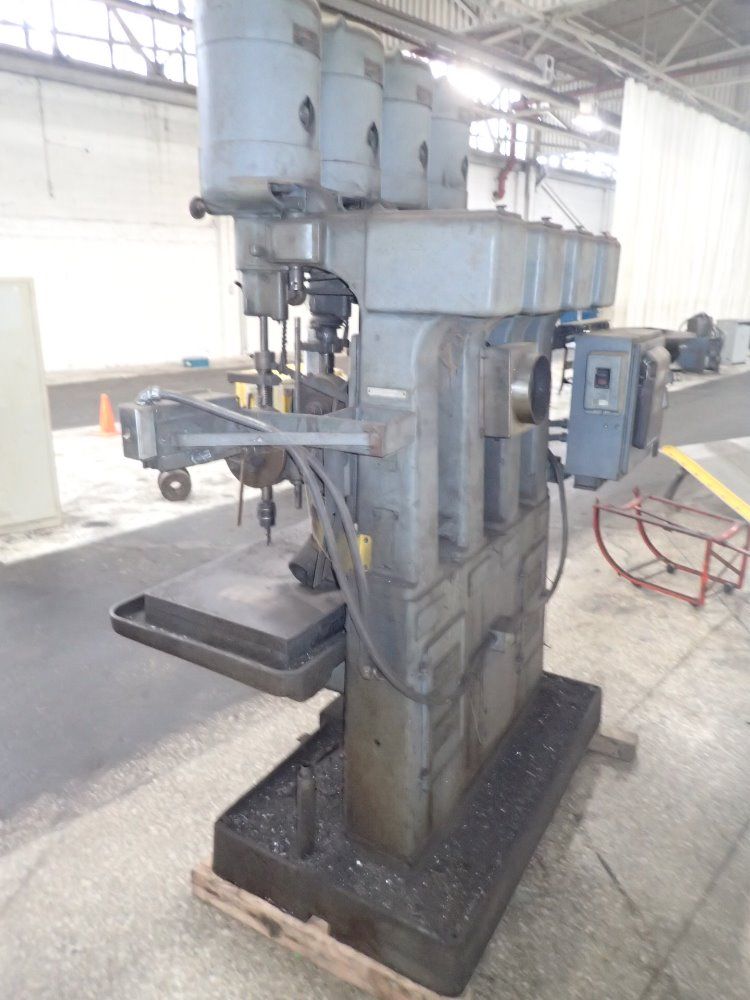 Chas G. Allem Co. 4 Head Drill Press