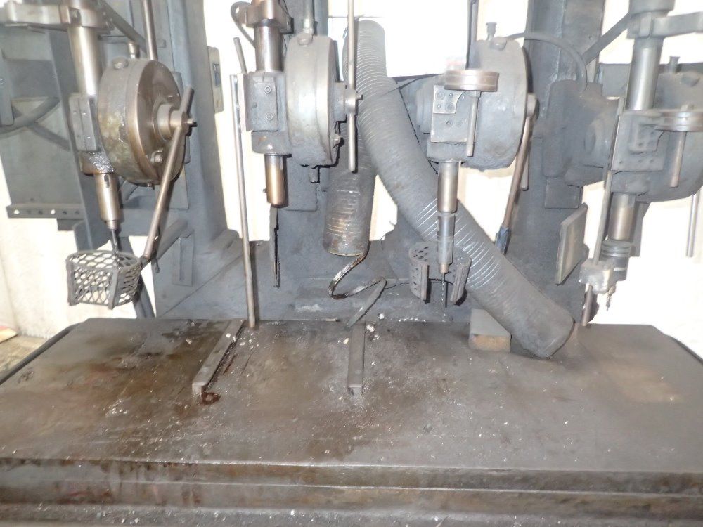 Chas G. Allem Co. 4 Head Drill Press