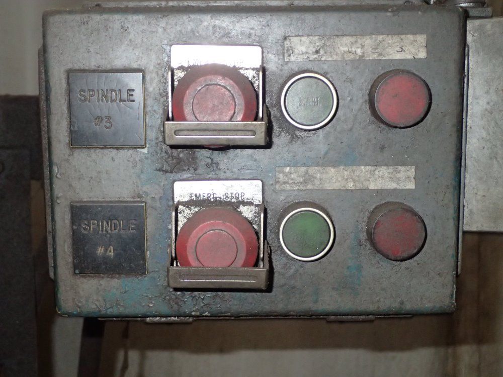 Chas G. Allem Co. 4 Head Drill Press