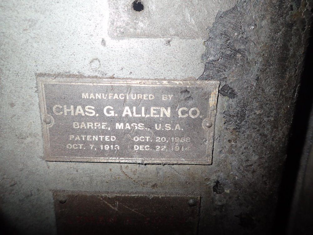 Chas G. Allem Co. 4 Head Drill Press