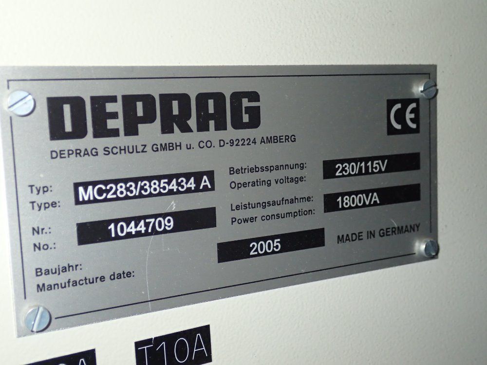 Deprag Pick And Place Robot