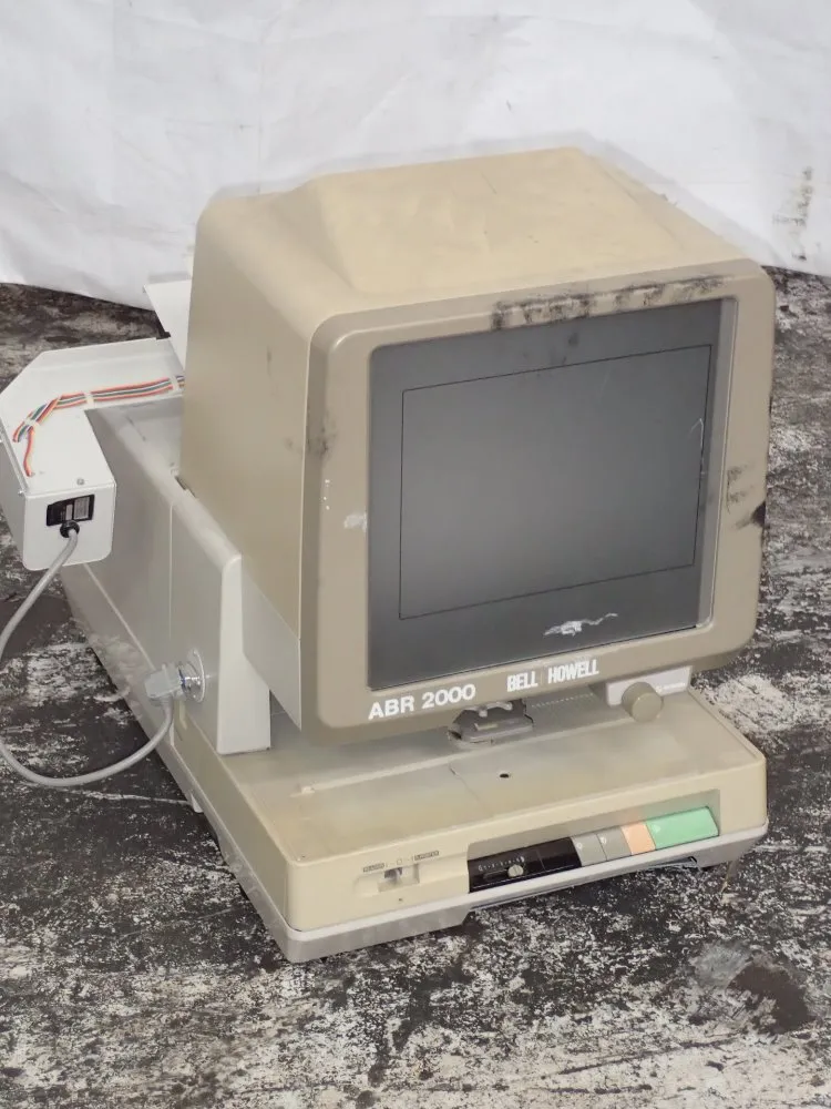 Bell & Howell Microfiche Reader