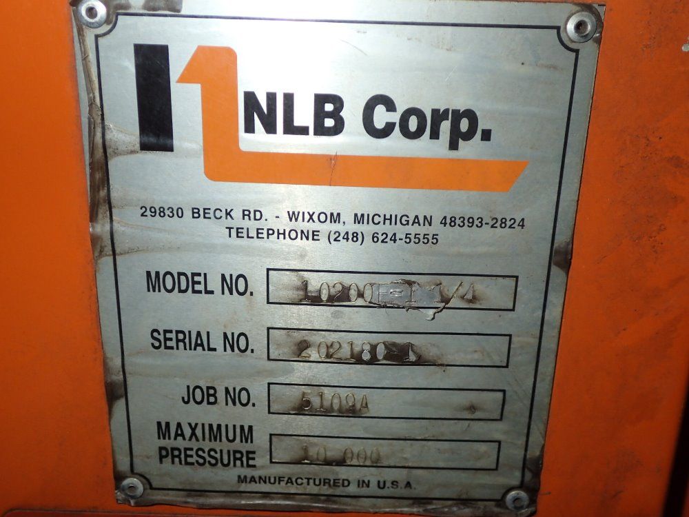 Nlb Corp. Water Jetting Unit