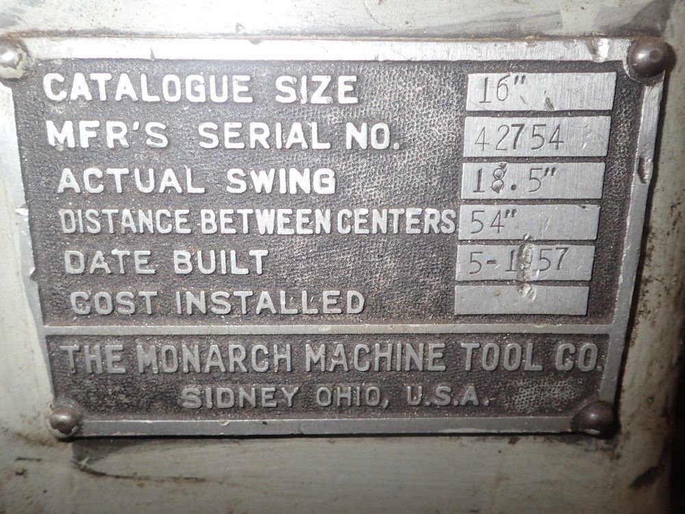 Monarch Machine Lathe