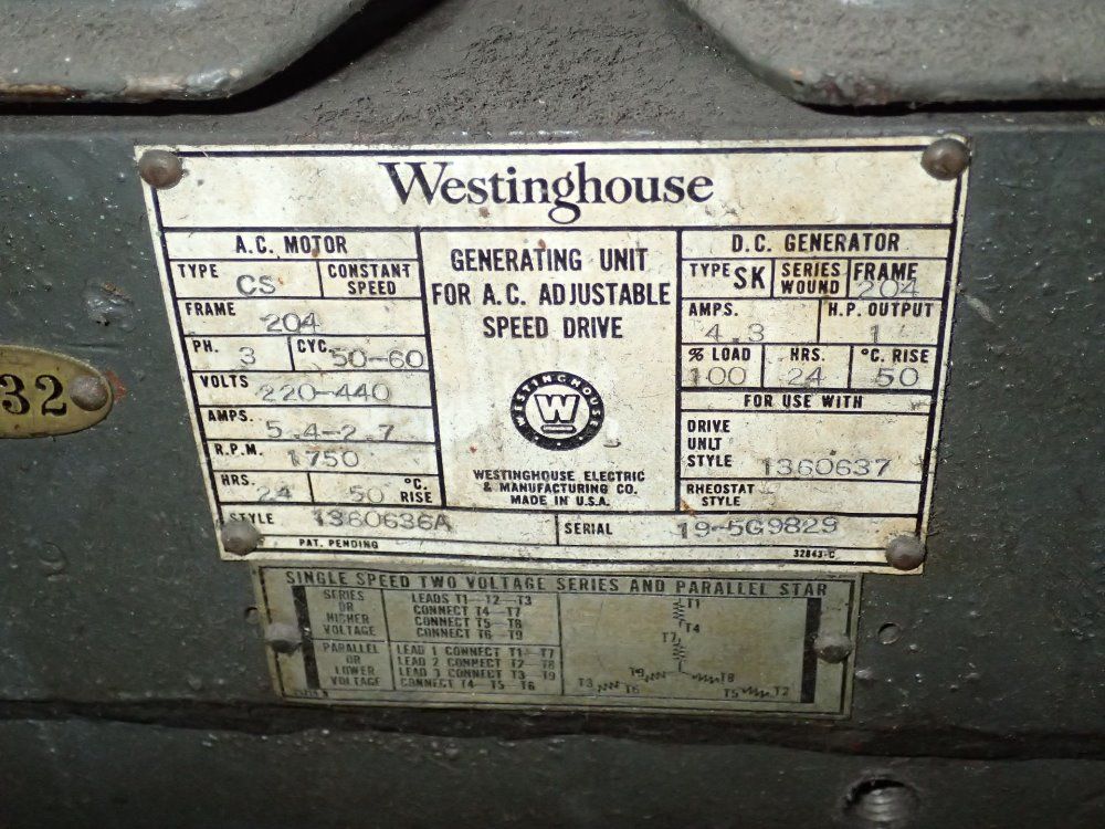 Landis Tool Centerless Grinder