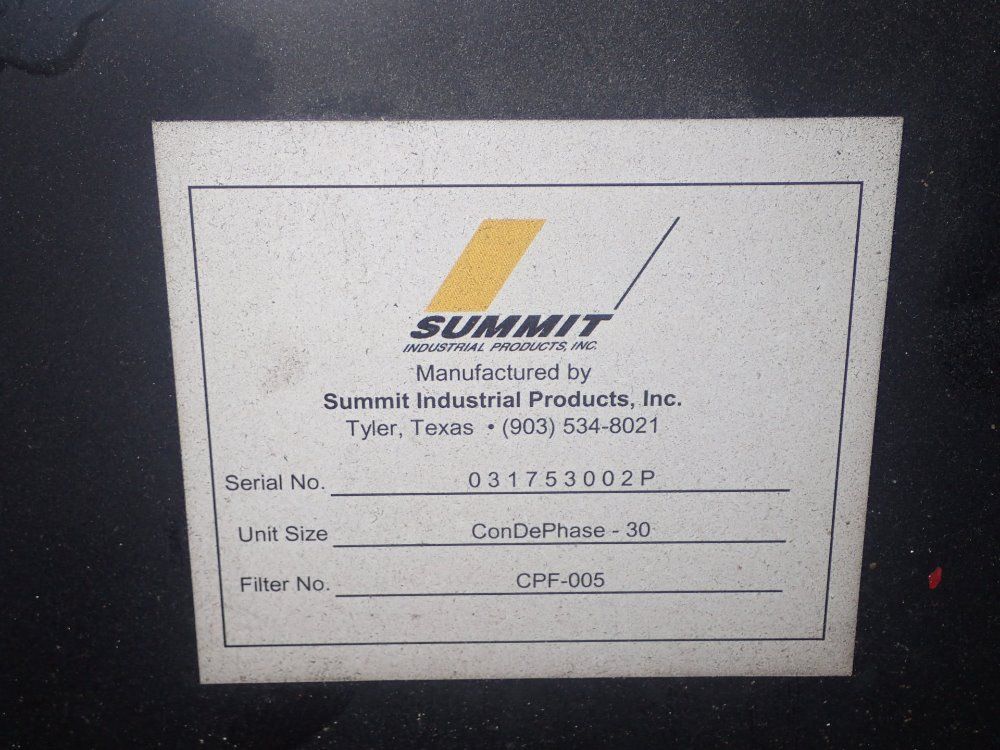 Summit Oil/water Separator
