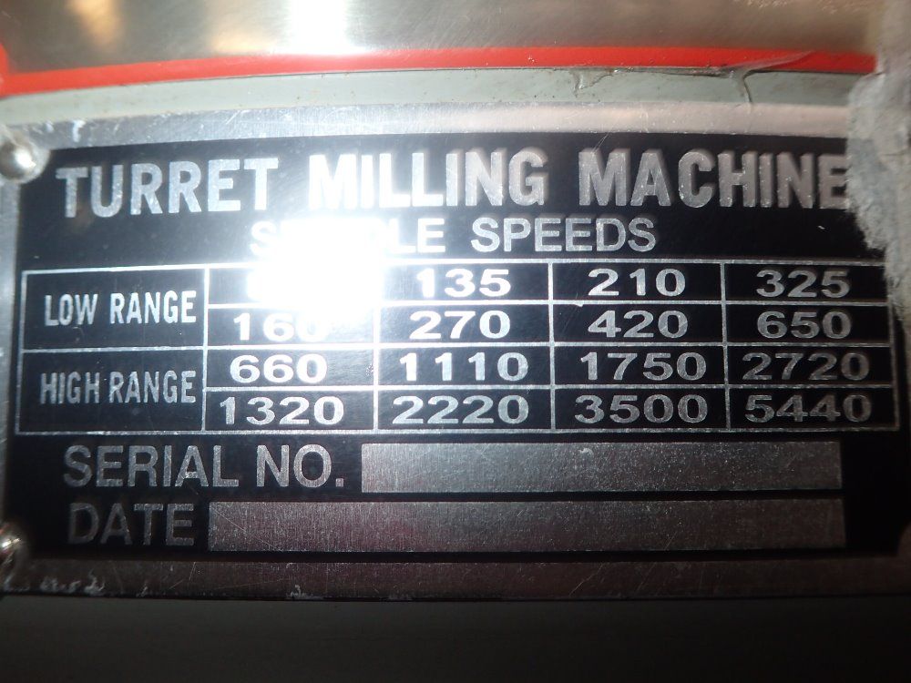 Argo Vertical Turret Mill