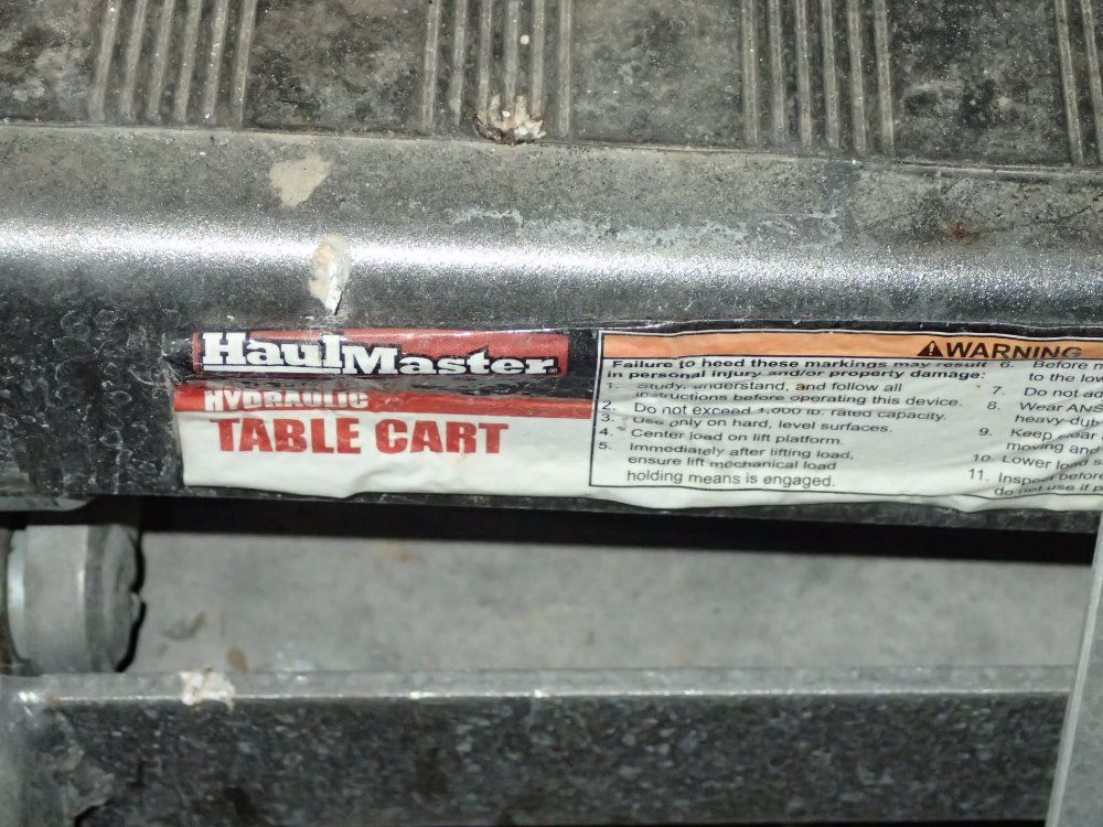 Haul Master Portable Hydraulic Lift Cart