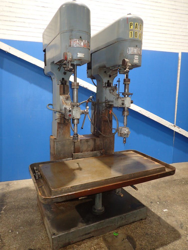 Edlund Double Head Drill Press