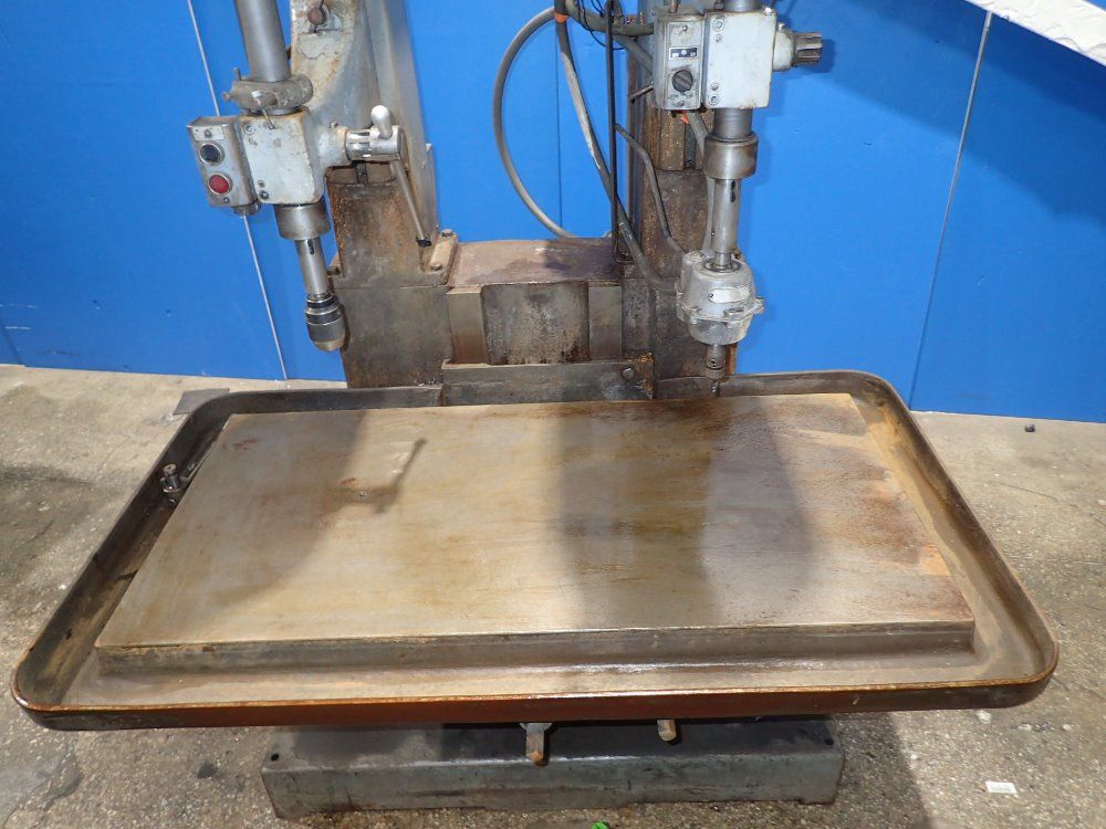 Edlund Double Head Drill Press