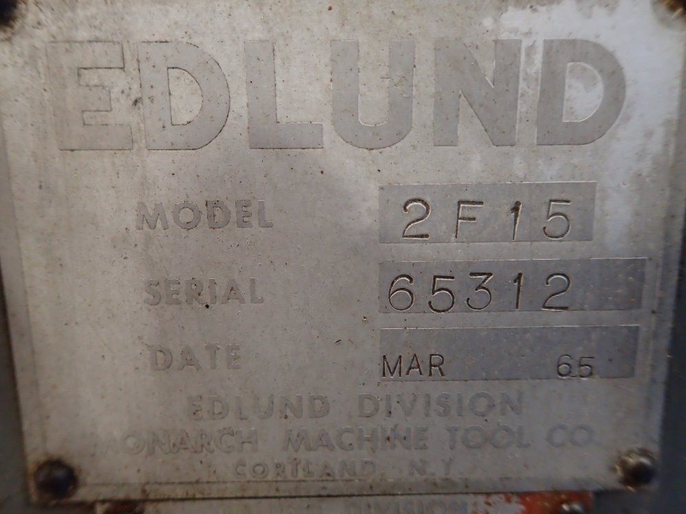Edlund Double Head Drill Press