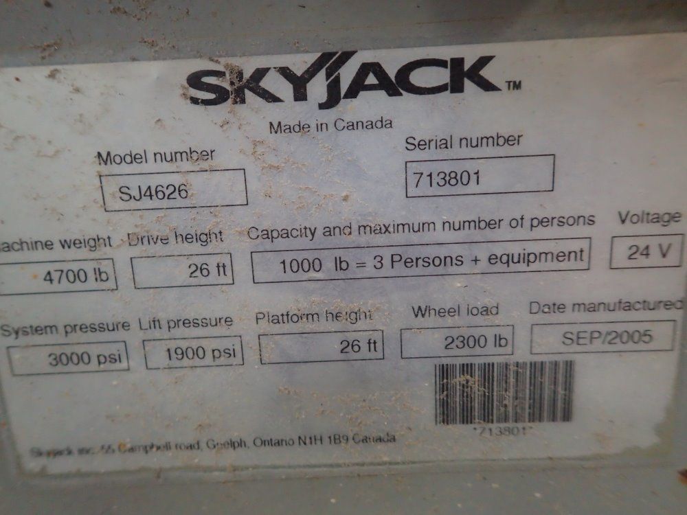 Skyjack Electric Lift