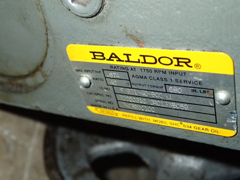 Baldor 40:1, .56hp Dc Gear Drive - 30000910/gr0133b059