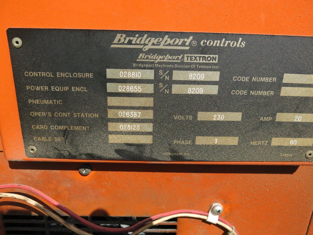 Bridgeport Cnc Vertical Mill