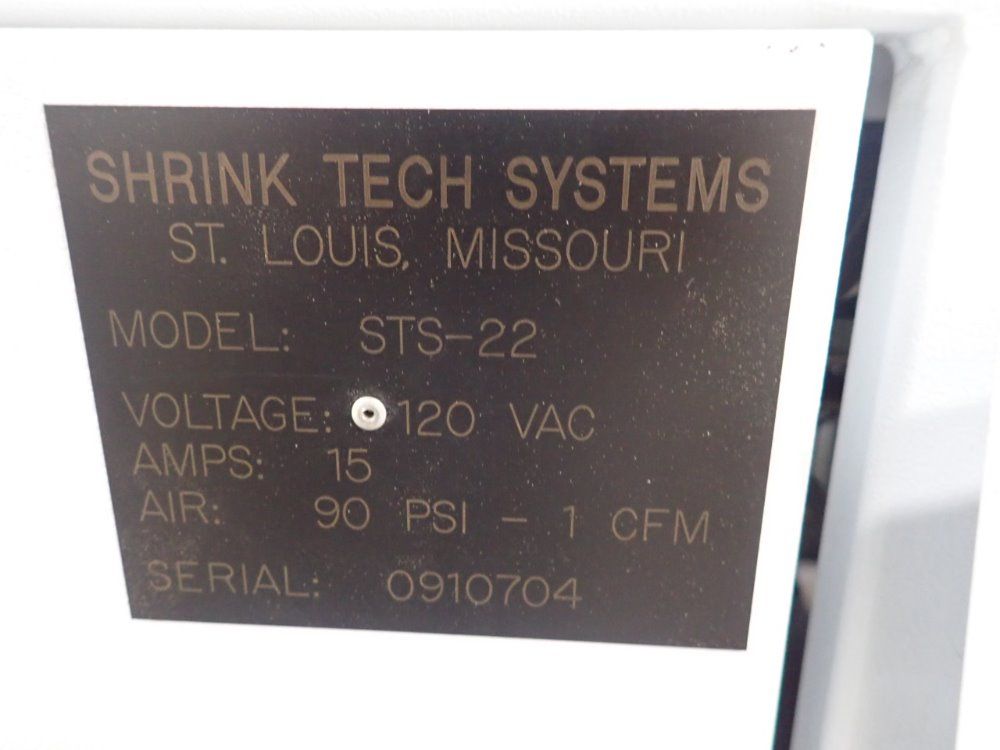 Shrink Tech Systems Sealing Machine